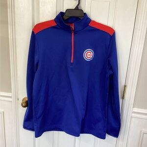 Chicago Cubs Performance 1/2 Zip Pullover Jacket Blue XL, MLB, Baseball Fangear